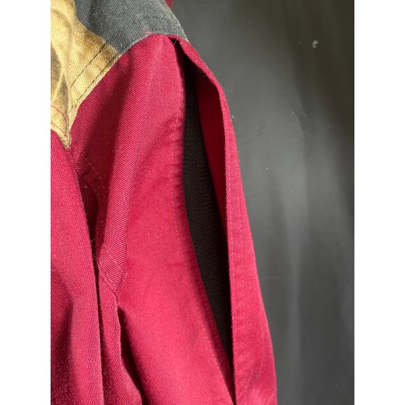 TrailCrest Men's Camo Hunting Shooting Shirt, Burgundy - Picture 7 of 9